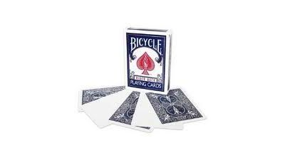 Bicycle Poker- blank/blue