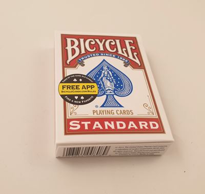 Bicycle Poker Tuck Box - red